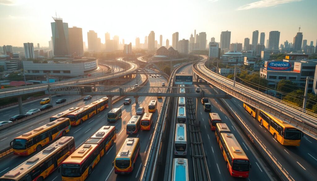 jenis transportasi umum di Indonesia