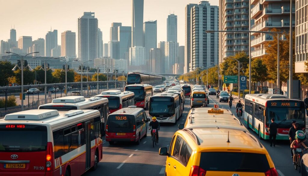 keuntungan transportasi umum
