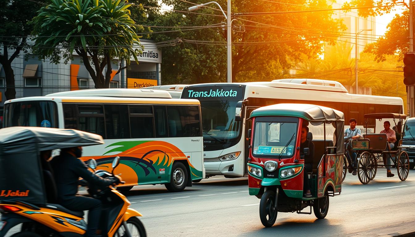 macam-macam transportasi umum indonesia