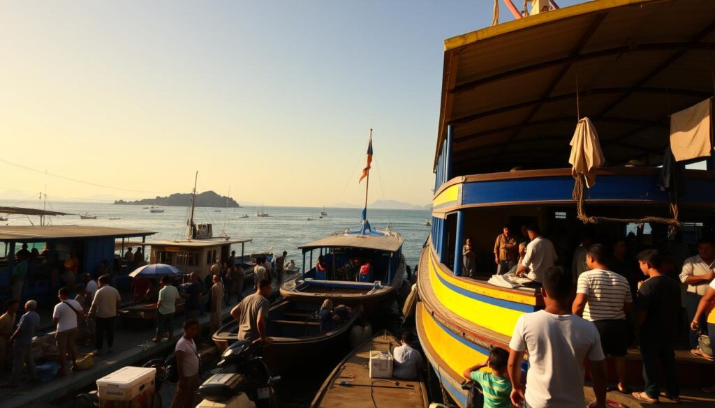 angkutan umum laut