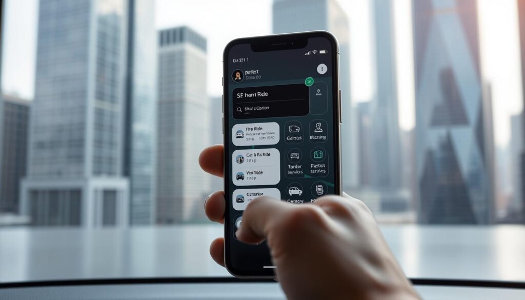 aplikasi ride-sharing