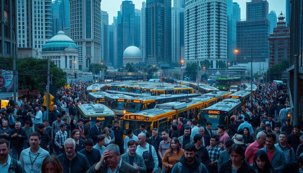 dampak sosial transportasi umum