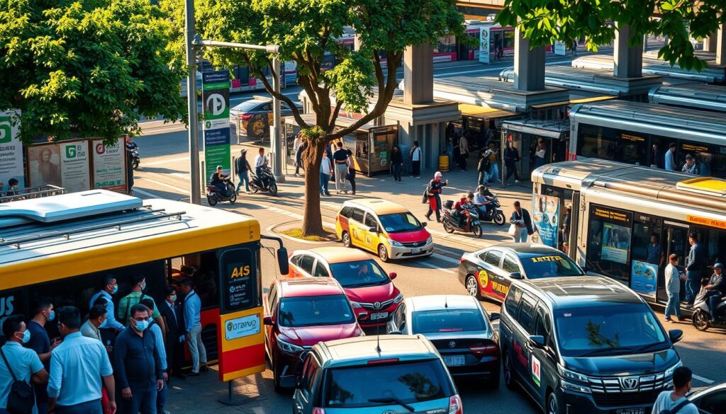 tarif transportasi umum
